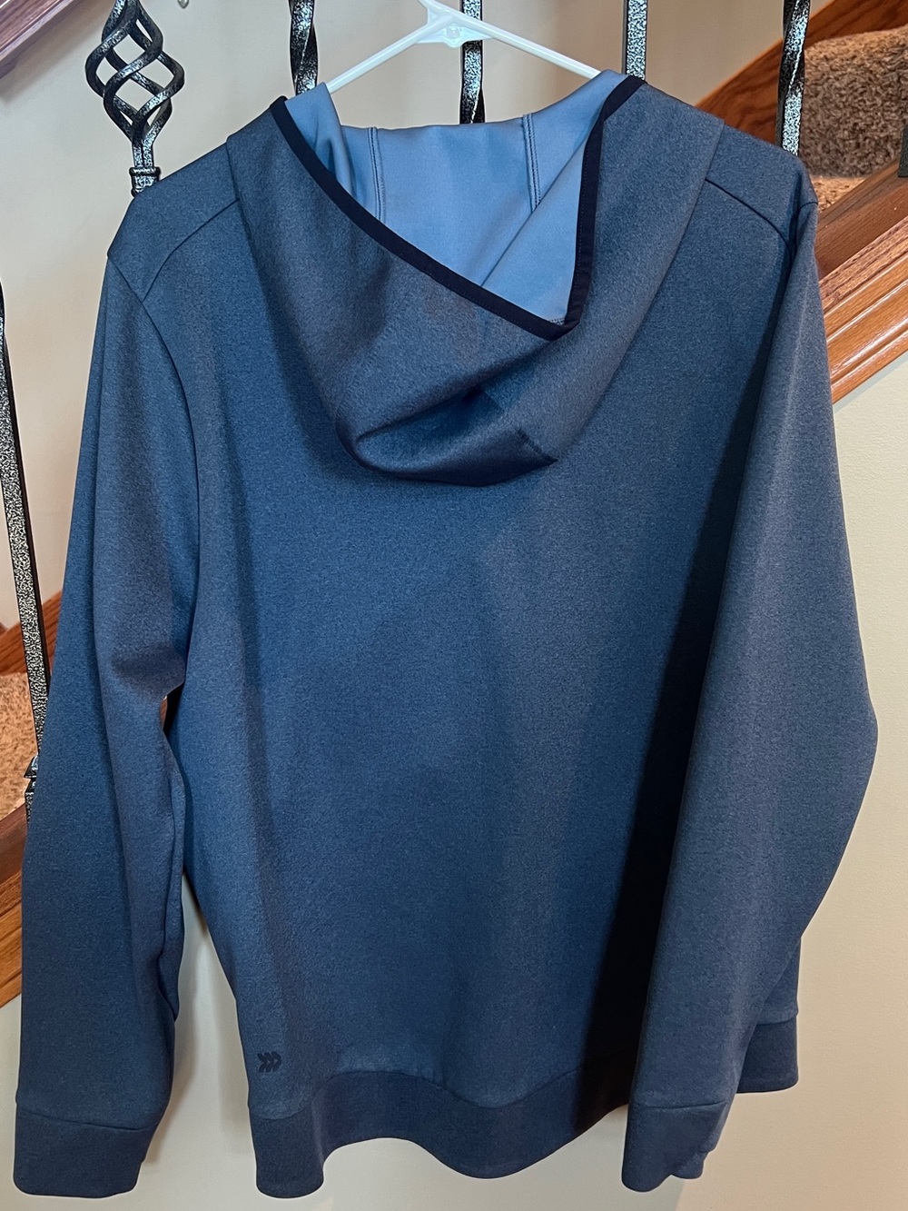 all in motion Men's Dark Blue Full-Zip Hooded Jacket - Picture 7 of 7